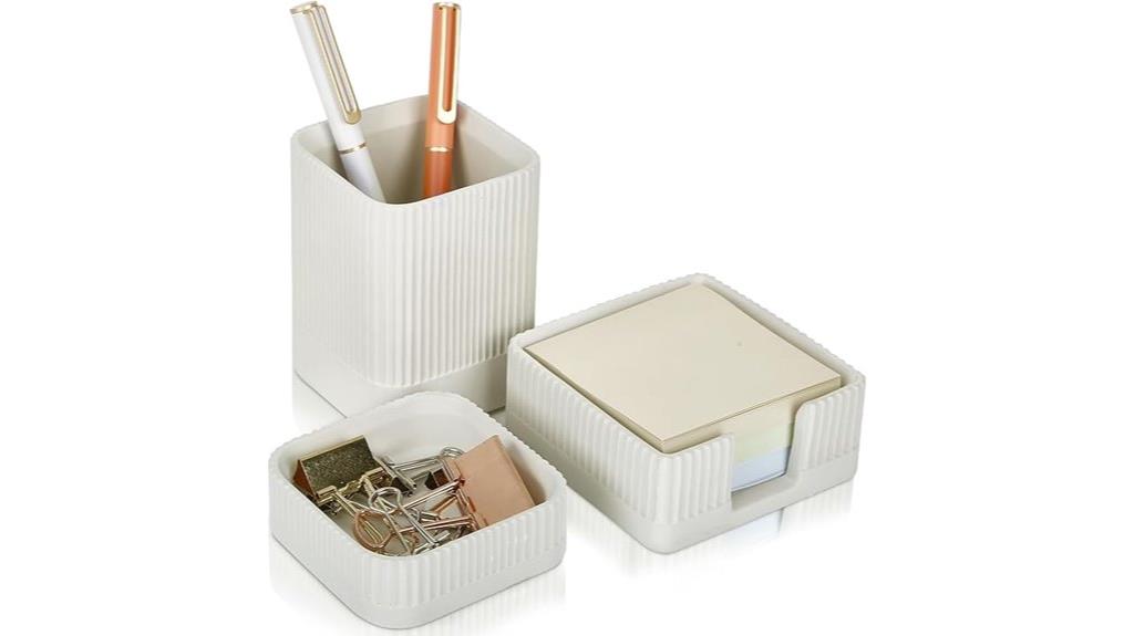 stylish office organization set