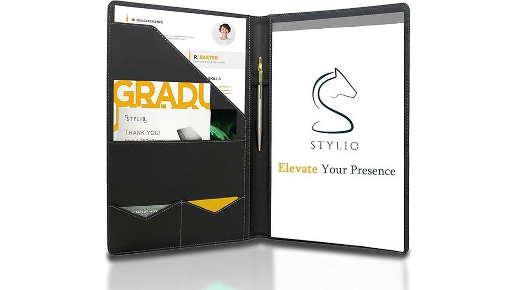 stylish organizer with notepad