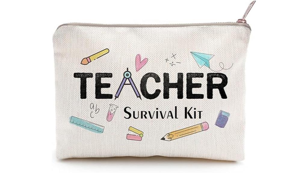 teacher gift makeup pouch