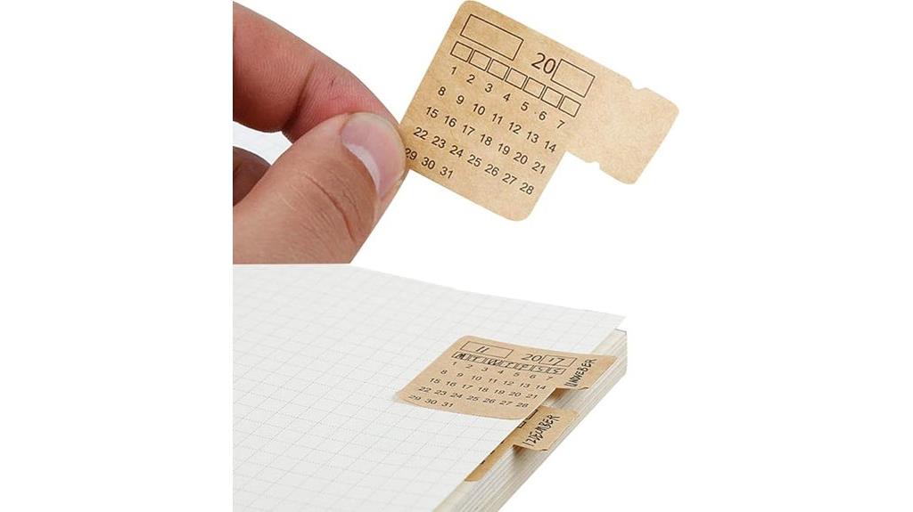 thirty calendar planner stickers