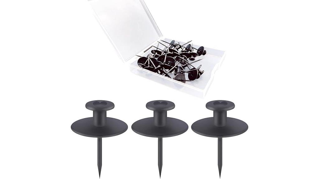 thirty wall push pins