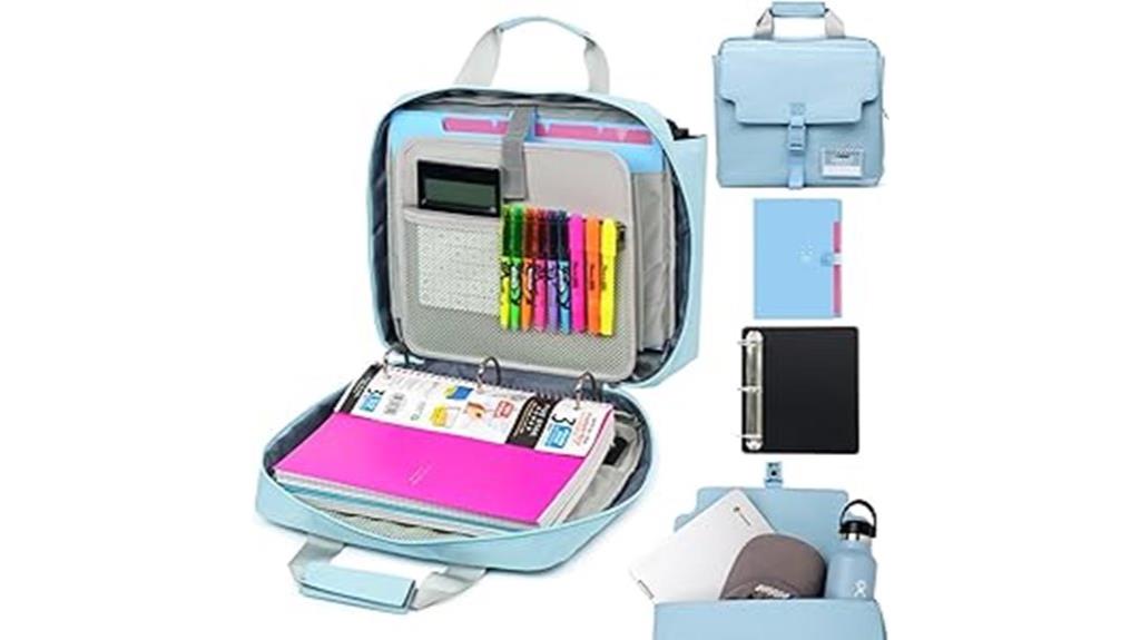 three ring zipper binder