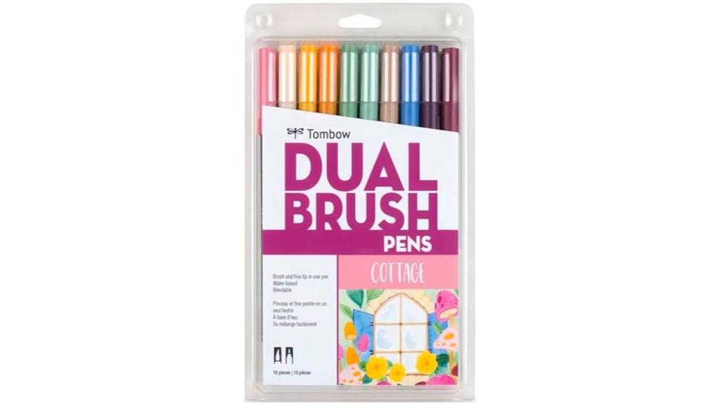 tombow 10 pack brush markers