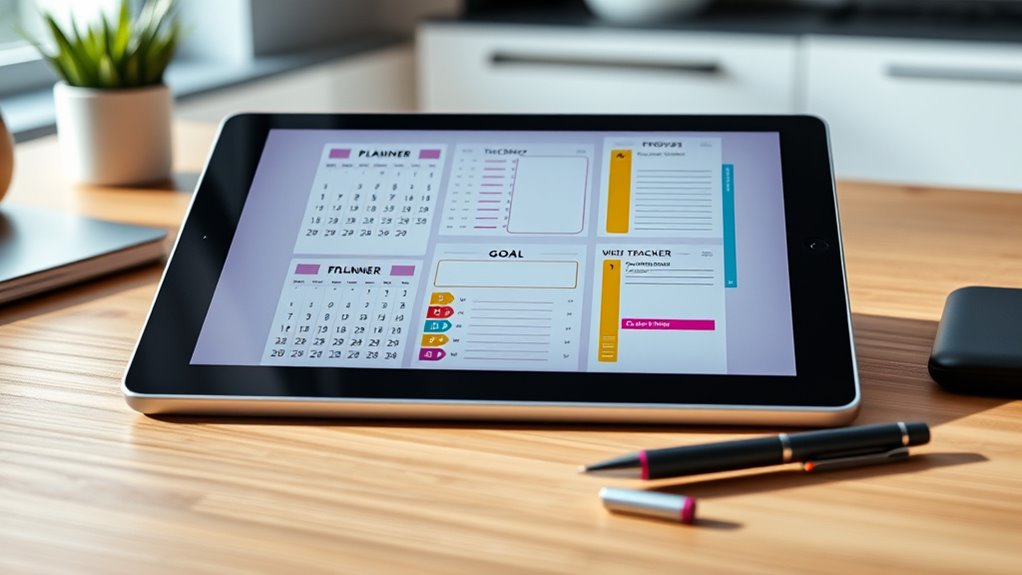 top 7 digital planner templates