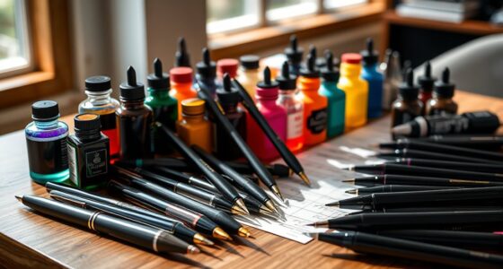 top brush pen calligraphy sets