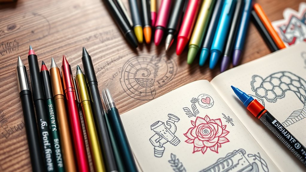 top bullet journal pen collections
