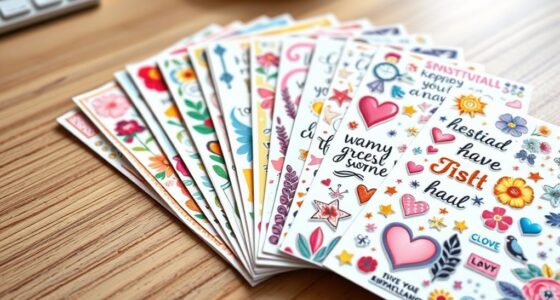 top bullet journal sticker collections