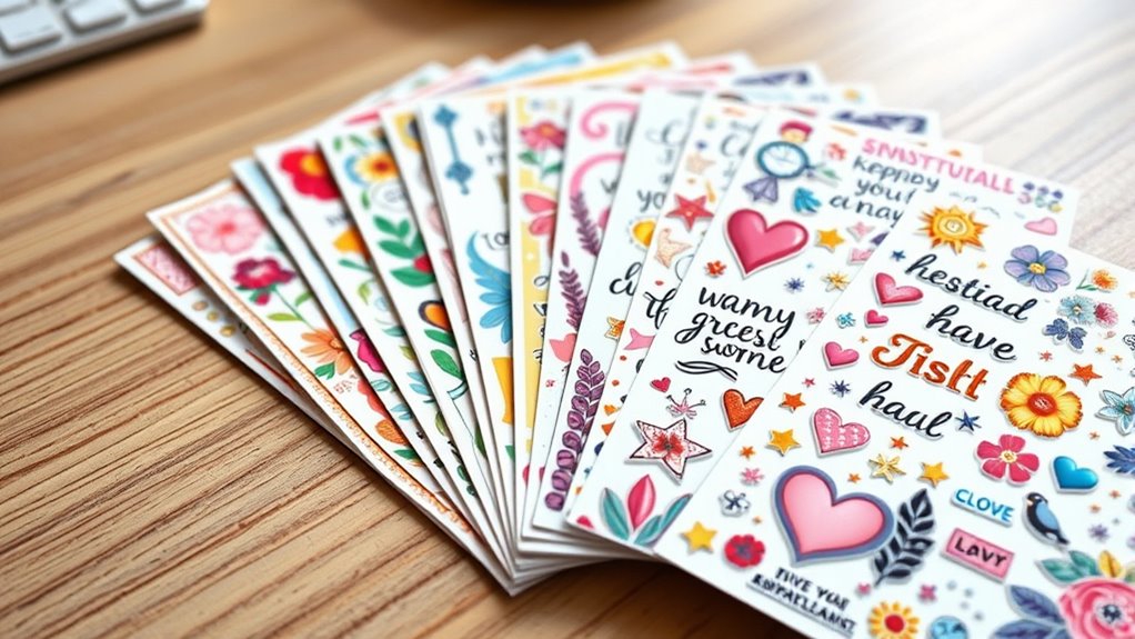 top bullet journal sticker collections