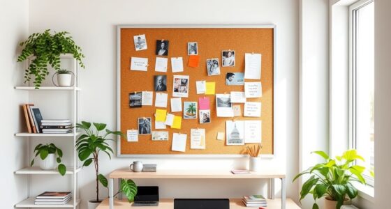 top cork and bulletin boards