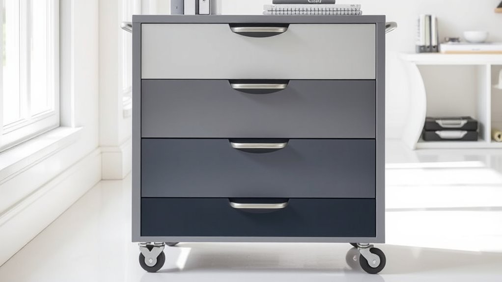 top drawer storage carts