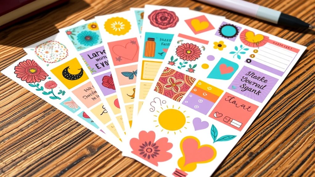 top journal sticker motivators
