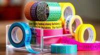 top label tape options