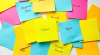 top sticky notes for organization