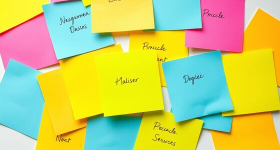 top sticky notes for organization