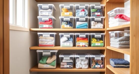 top storage bins with lids