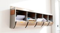 top wall mount mail organizers