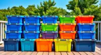 top waterproof storage totes