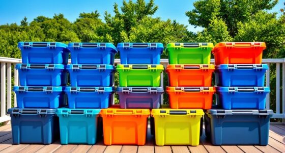 top waterproof storage totes