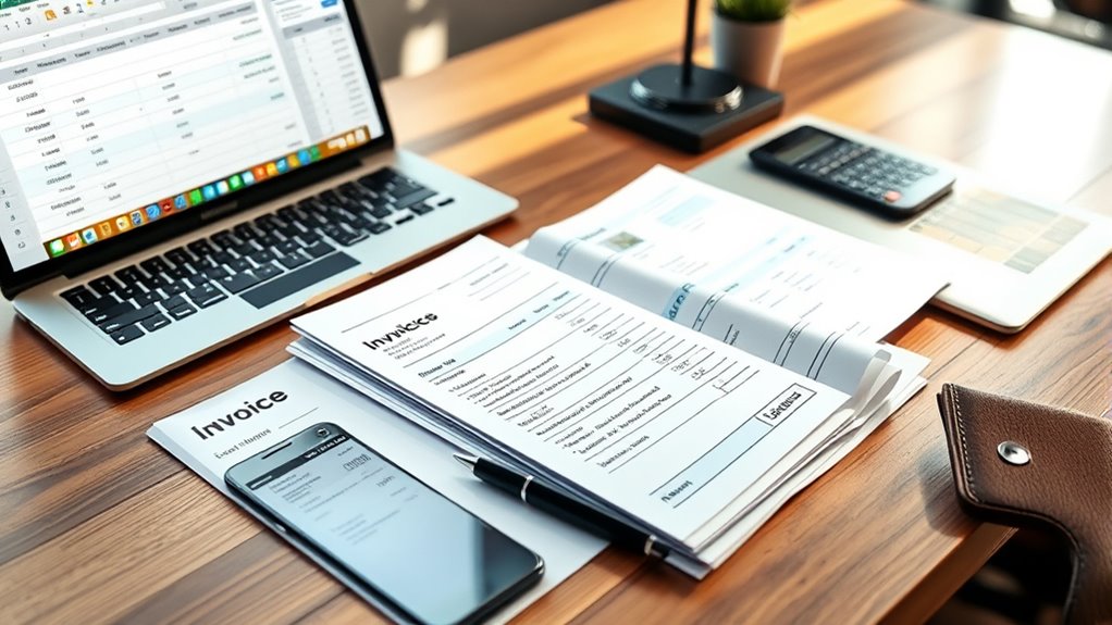 track invoices and payments