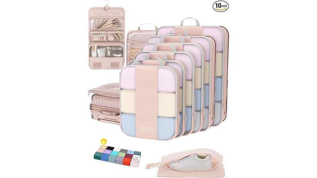 travel compression packing cubes