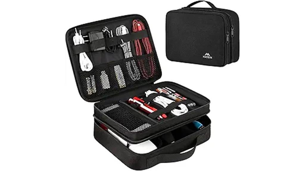 travel electronics organizer case