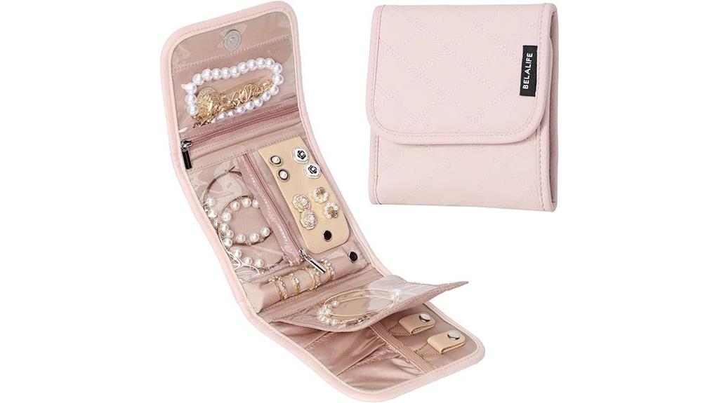 travel jewelry organizer roll