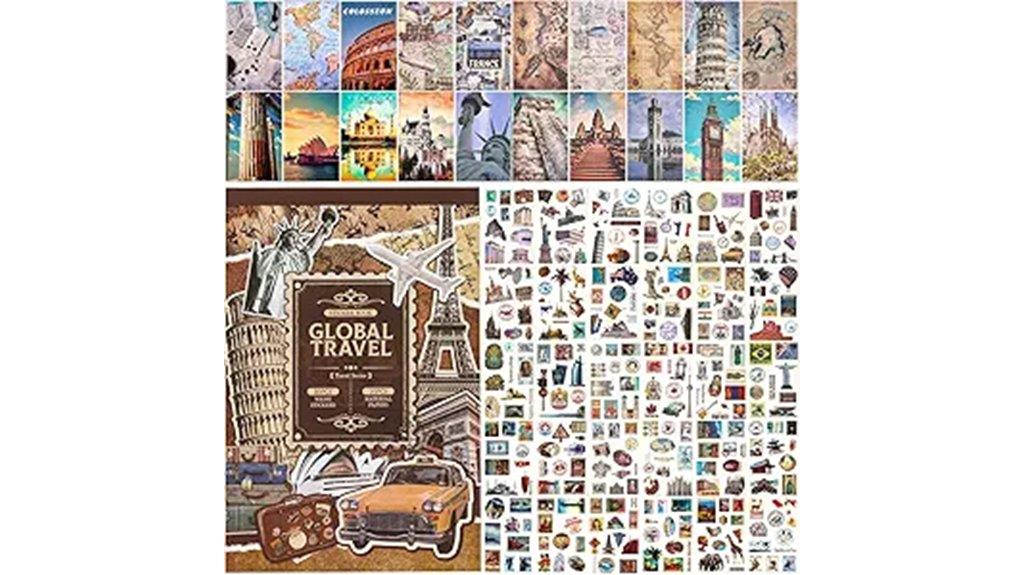 travel journaling supplies collection
