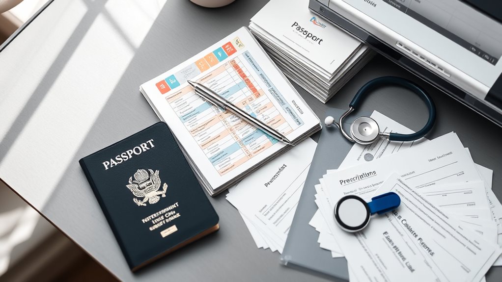 travel medical document preparation