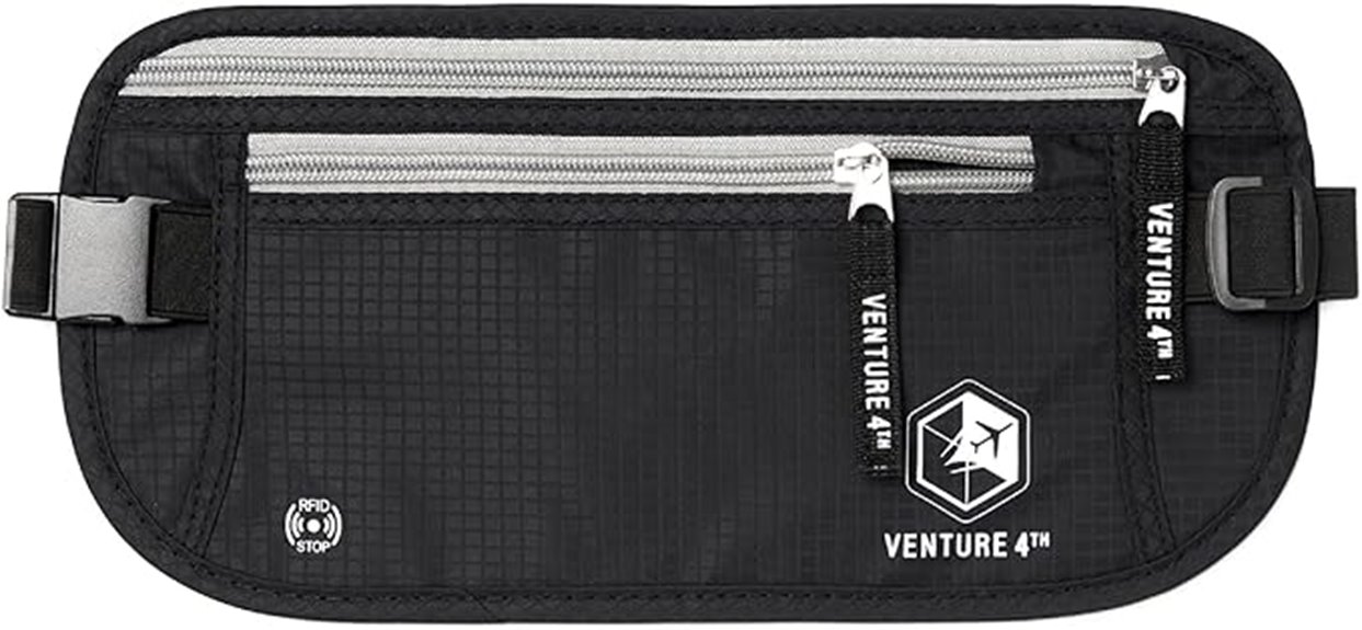 travel money belt with rfid