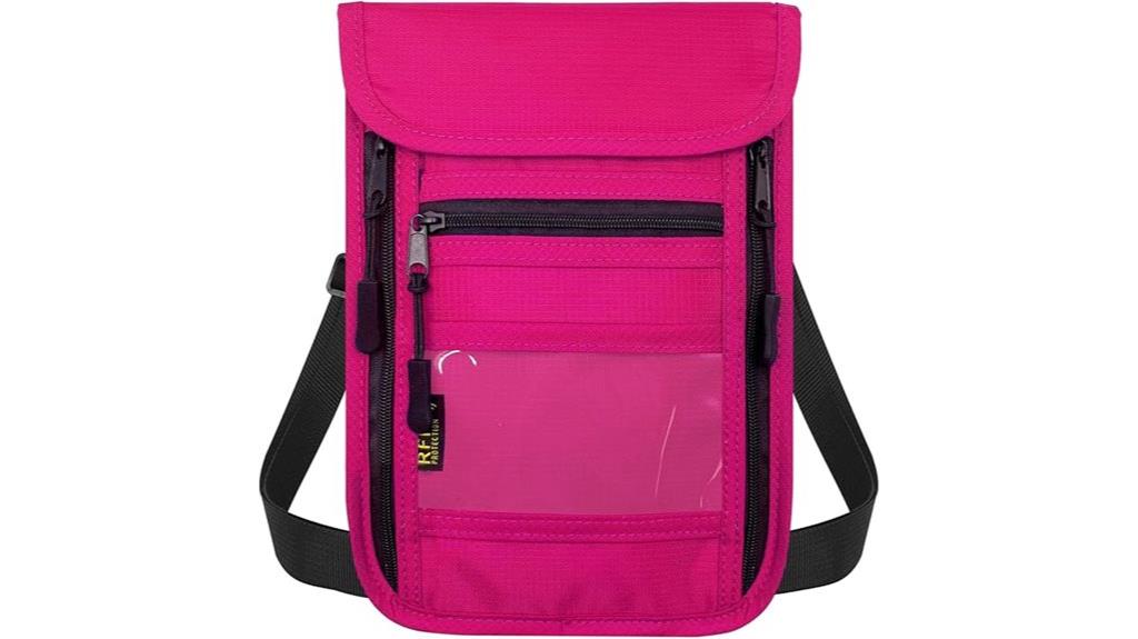 travel neck wallet rfid