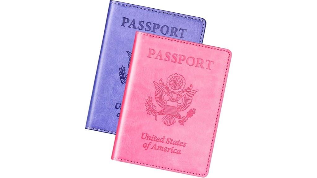 travel passport holder set