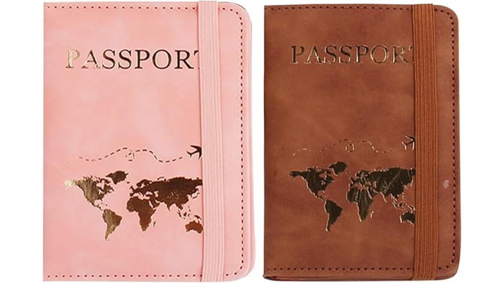 travel passport wallet set