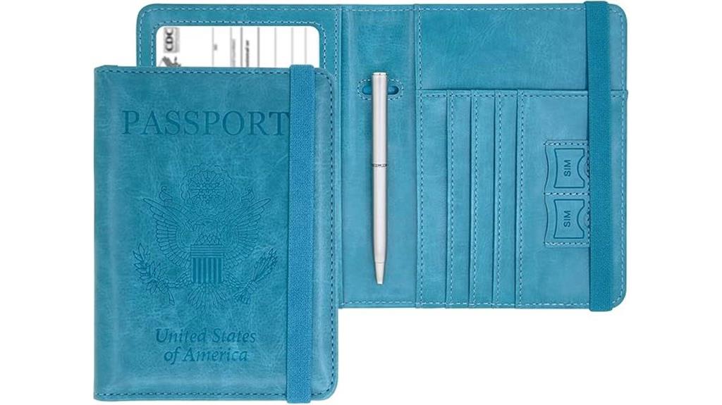 travel wallet with rfid blocking
