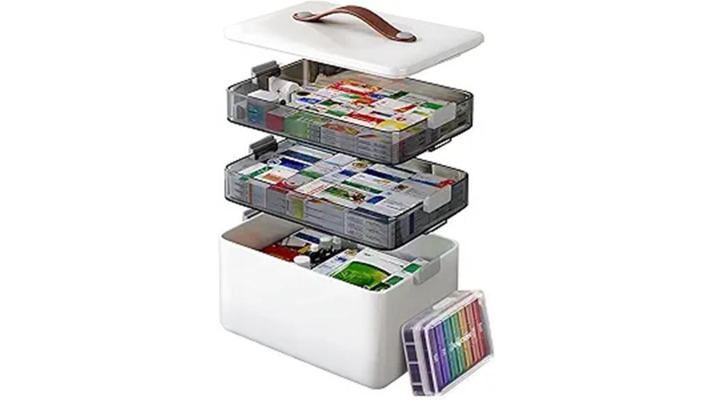 triple tier cabinet organizer