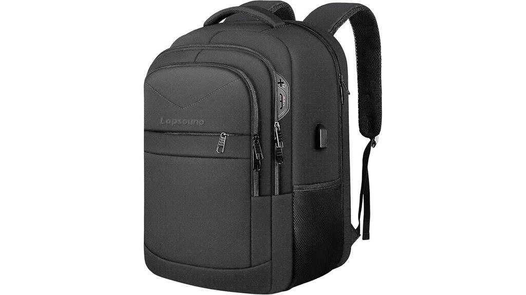 tsa friendly travel backpack with usb