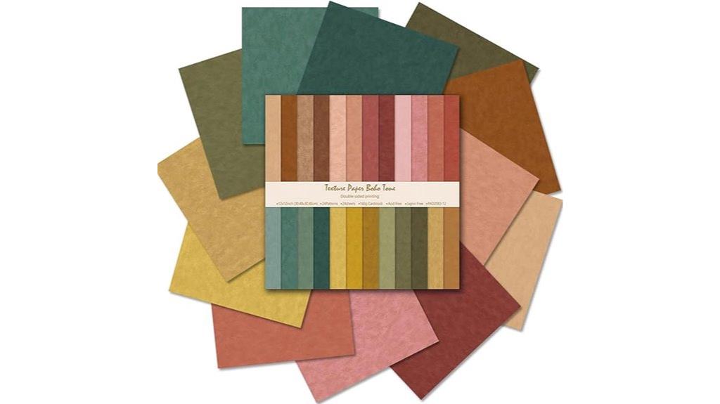 twelve by twelve brown scrapbook paper
