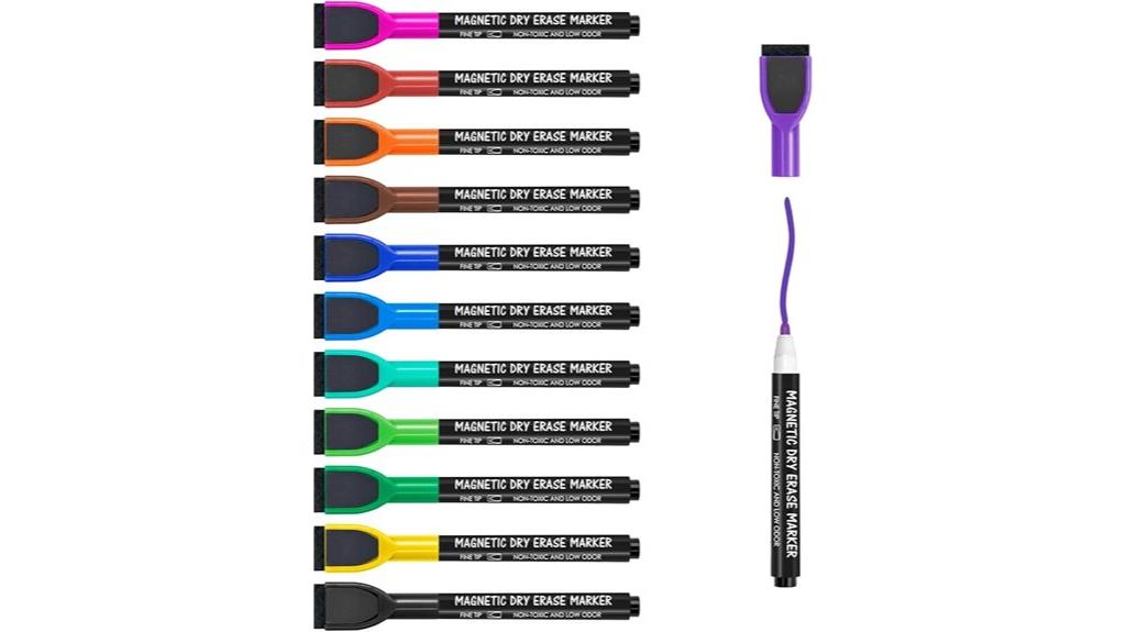 twelve maxtek whiteboard markers