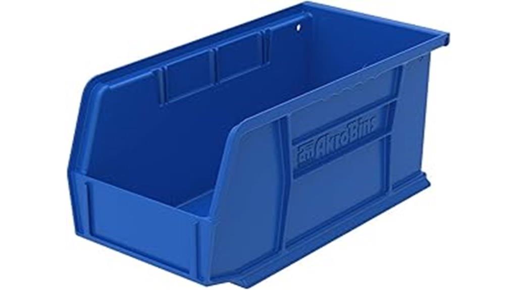 twelve plastic storage bins