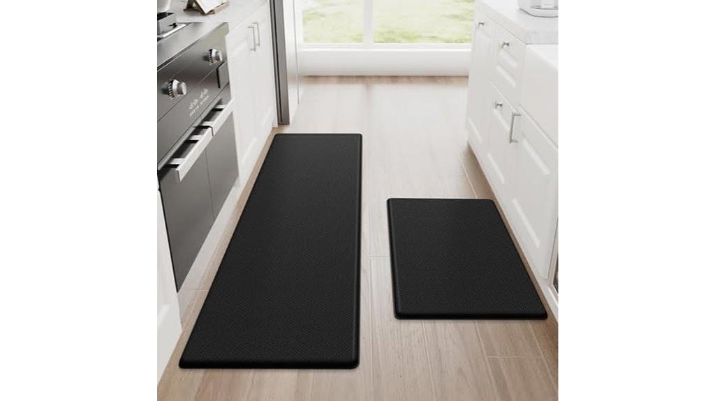 two kitchen rugs set