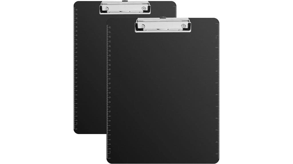 two plastic clipboards pack
