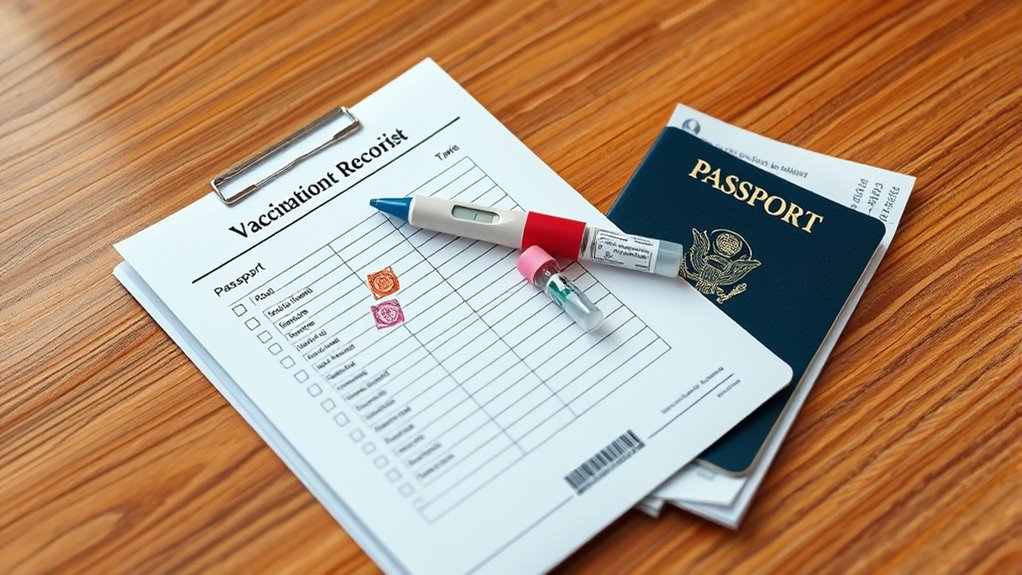 update health and vaccination records