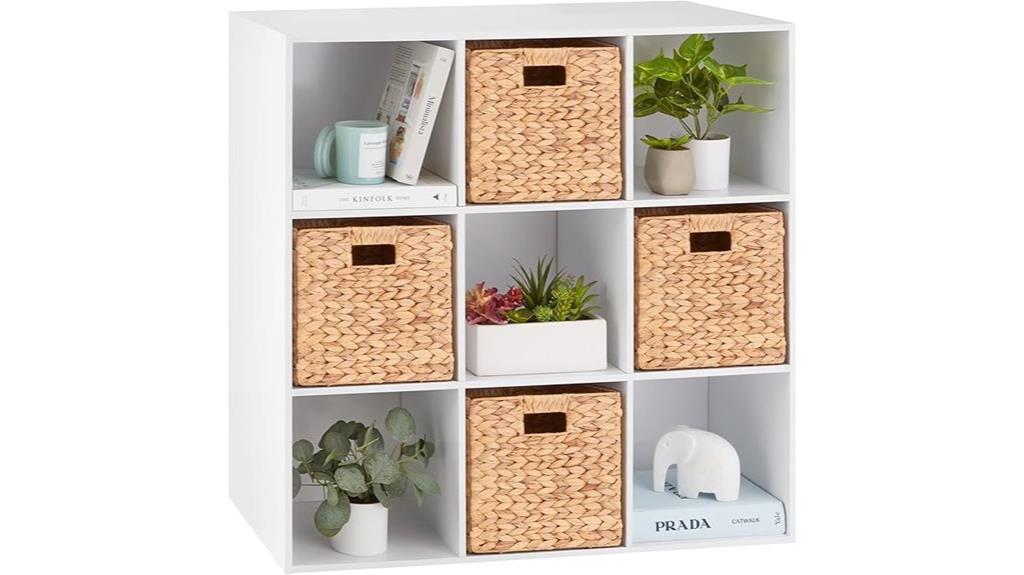 versatile 9 cube storage organizer