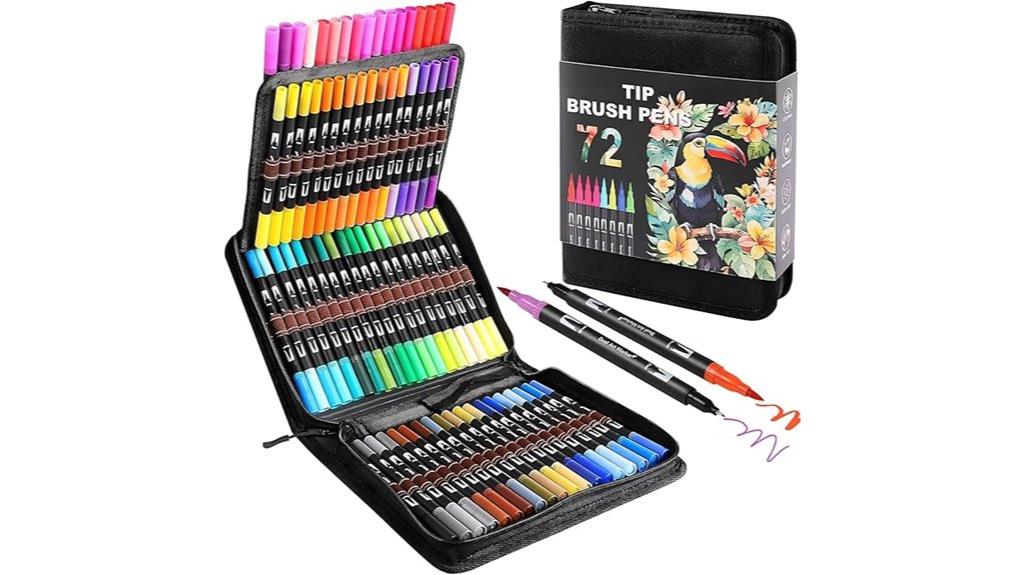 vibrant 72 color markers