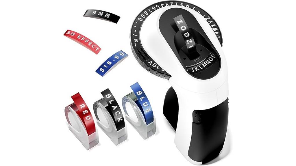 vintage embossed label maker