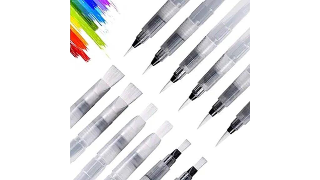 water based colorful brush pens