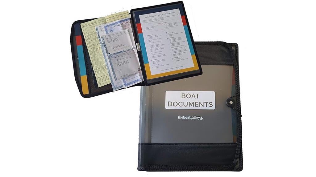 waterproof boat paper storage