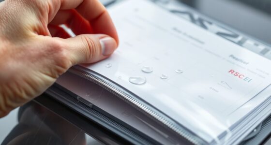 waterproof document protection