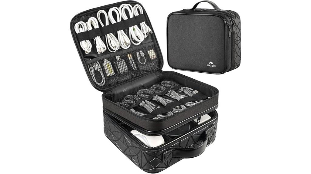 waterproof travel electronics organizer