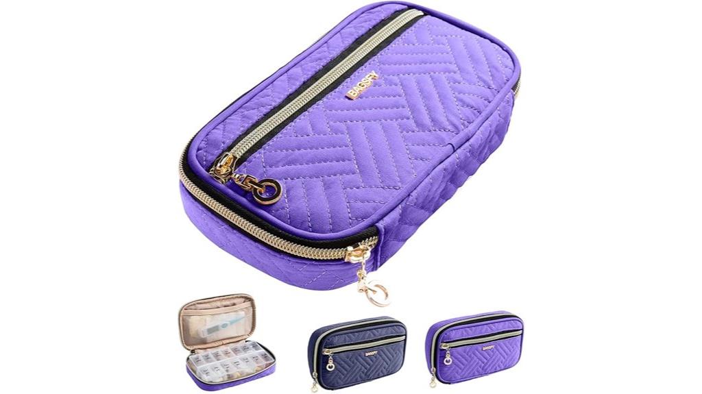weekly pill organizer case