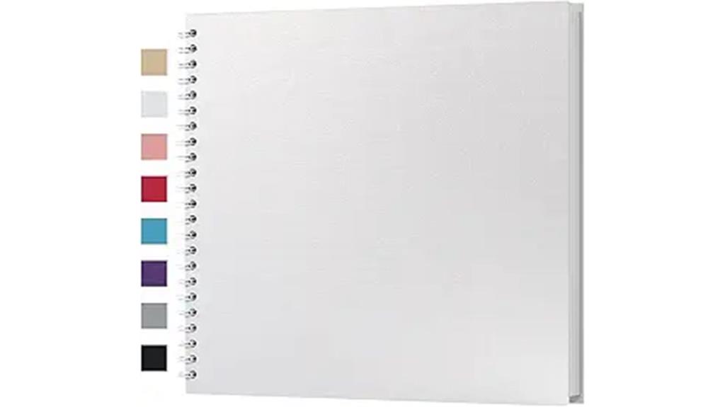 white 12x12 scrapbook album